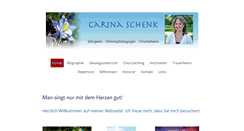 Desktop Screenshot of carinaschenk.de